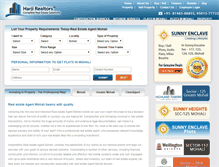 Tablet Screenshot of harjirealtors.com